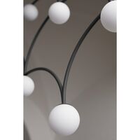 Bounce 169 Pendant Black & White Glass