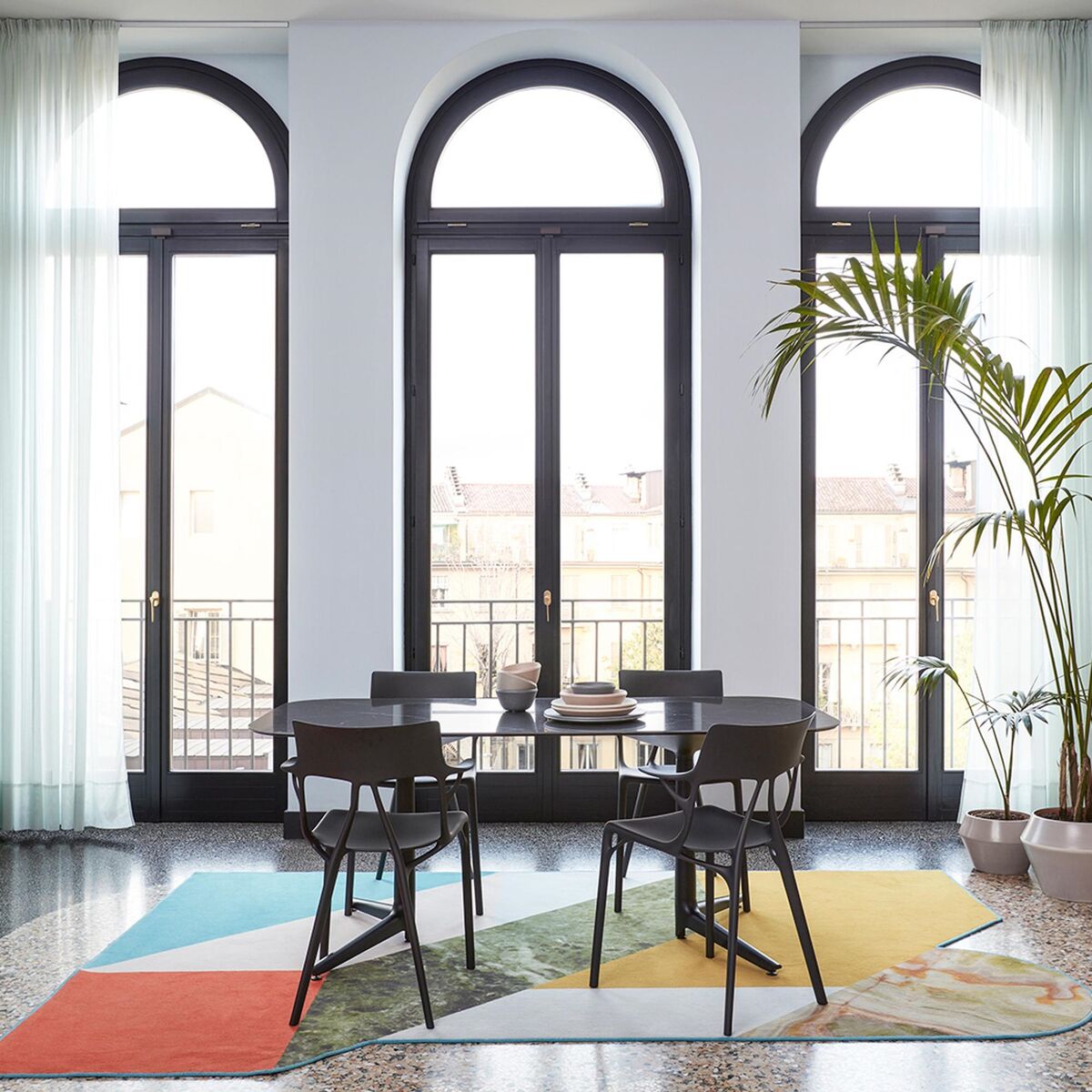 Sedia da Pranzo AI Bianco