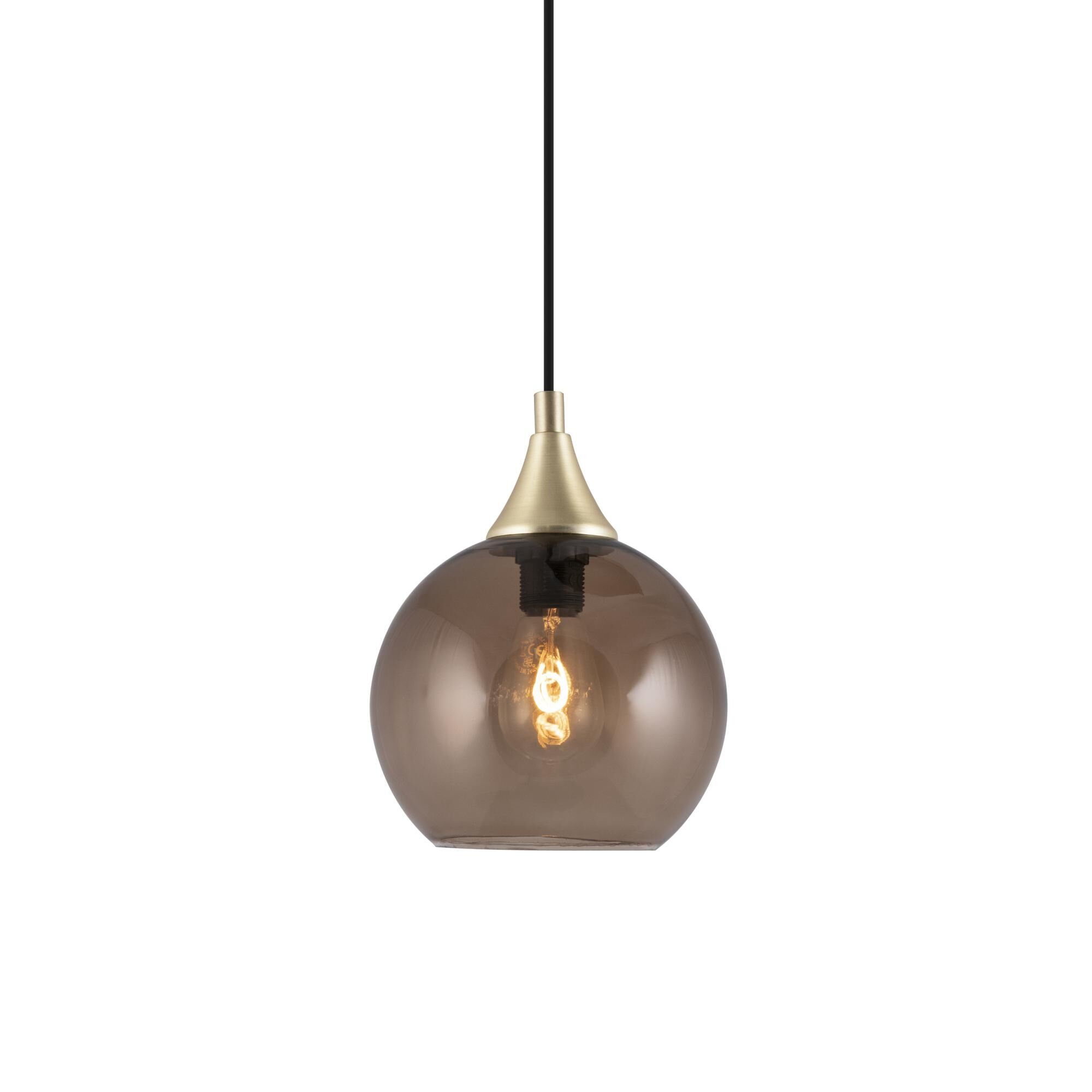 Mini Bowl 15 Taklampa Brun