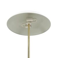 Globus Gulvlampe Beige/Messing