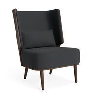 Serena Lounge Chair Dark Oak/Phantom Grey
