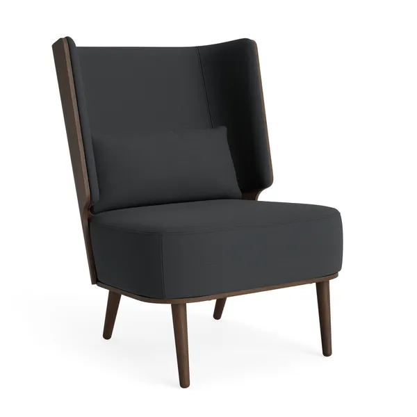 Serena Lounge Chair Dark Oak/Phantom Grey