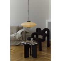 Mori Oval Pendant Ø52 Walnut/Off-white