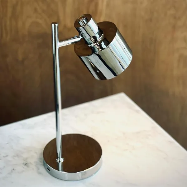 Ocean Mini Portable Table Lamp LED Chrome