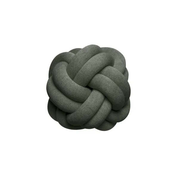 Knot Cushion Forest Green