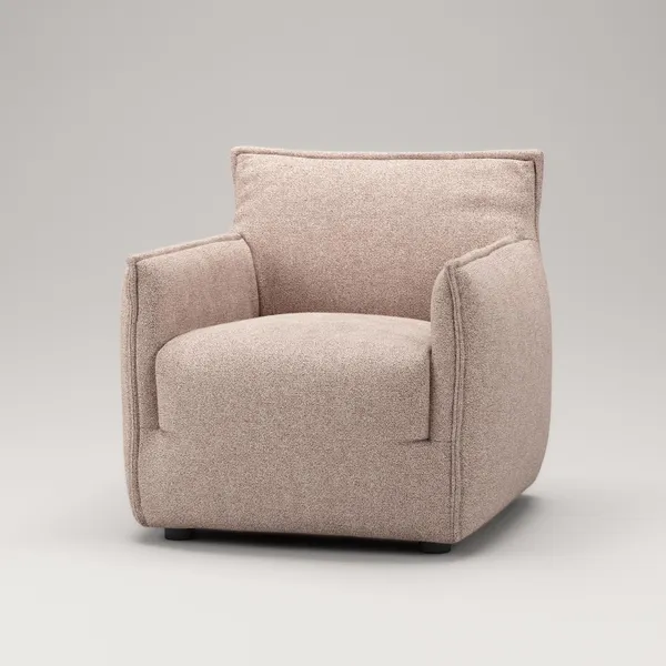 Le Petite Fauteuil Pale Rose