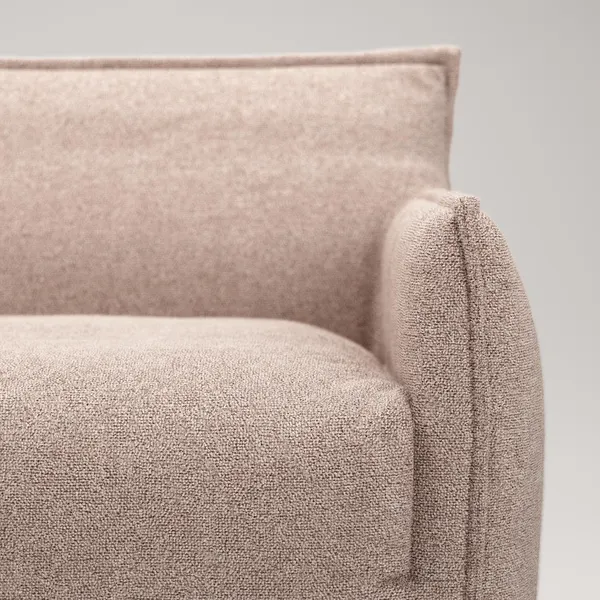 Le Petite Fauteuil Pale Rose