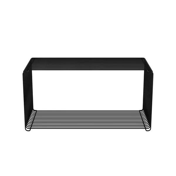 Panton Wire Extended Shelf 05-Black 70 cm x 34.8 cm