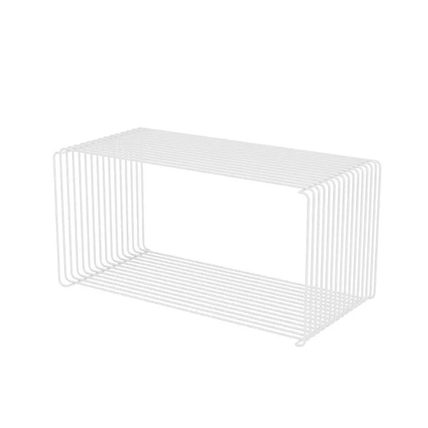 Panton Wire Extended Shelf 38-Snow 70 cm x 34.8 cm