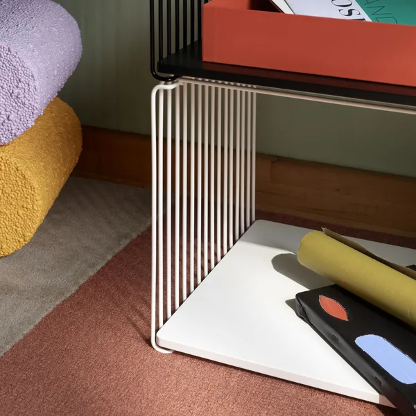 Panton Wire Extended Shelf 38-Snow 70 cm x 34.8 cm