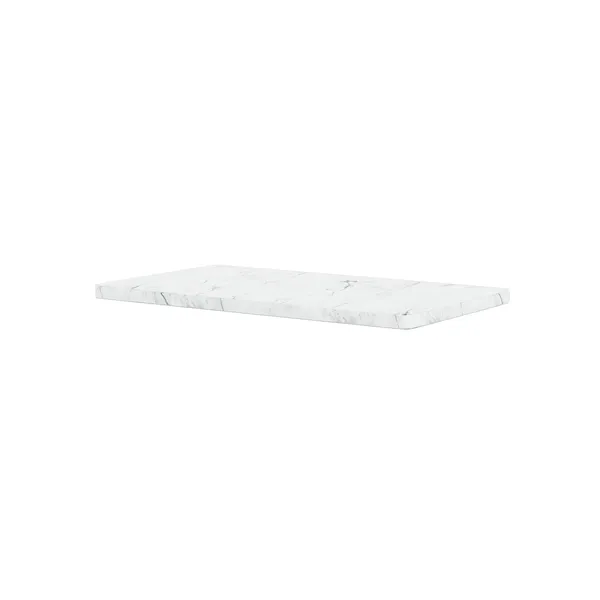 Panton Wire Top Plate 992-White Marble 34.8 cm x 18.8 cm