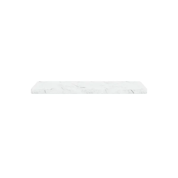 Panton Wire Top Plate 992-White Marble 34.8 cm x 18.8 cm