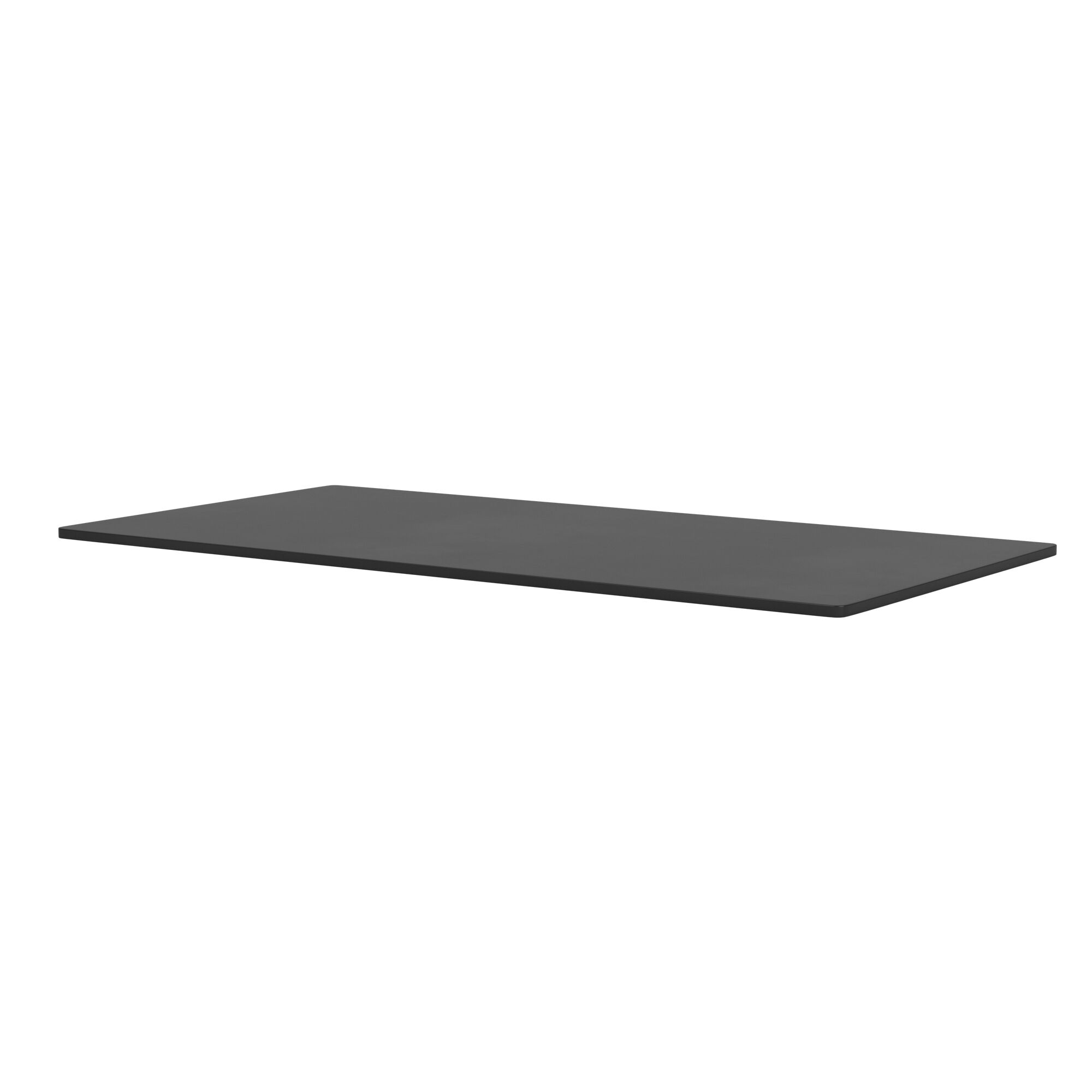 Assiette Supérieure Métallique Panton Noire 70,1 cm x 34,8 cm
