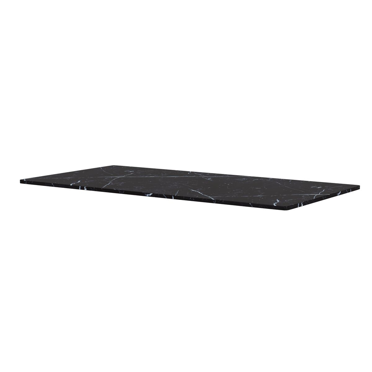 Panton Draht-Deckplatte Schwarzer Marmor 70,1 cm x 34,8 cm