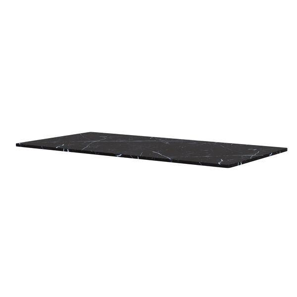 Panton Bord met Draadgaas, Zwart Marmer, 70,1 cm x 34,8 cm
