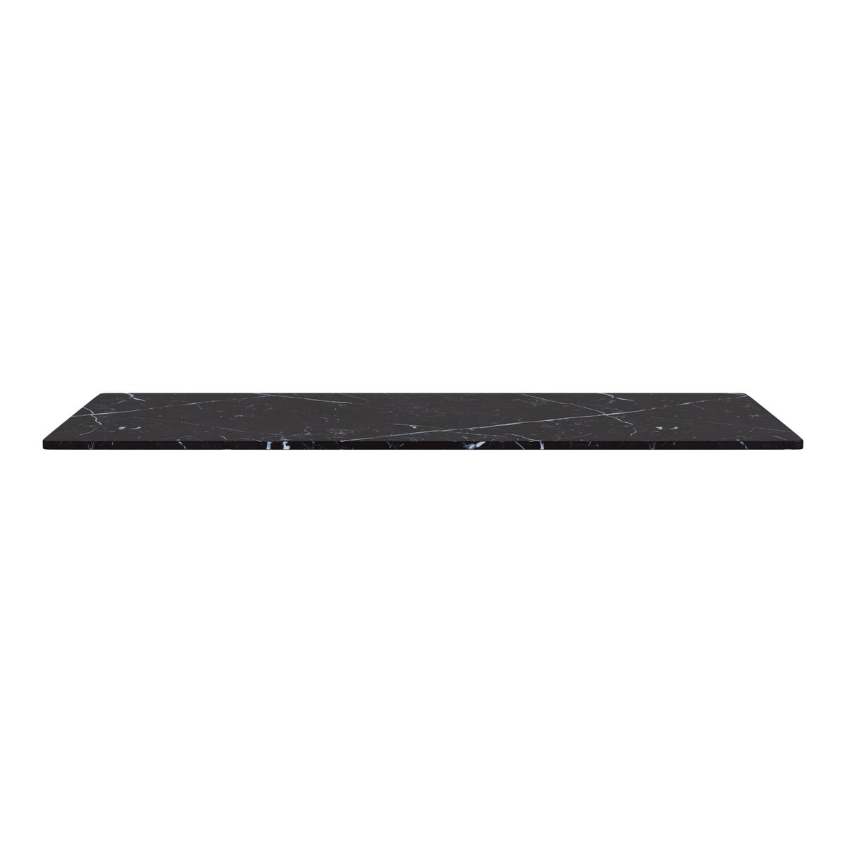 Panton Draht-Deckplatte Schwarzer Marmor 70,1 cm x 34,8 cm