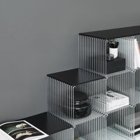 Panton Draht-Deckplatte Schwarzer Marmor 70,1 cm x 34,8 cm