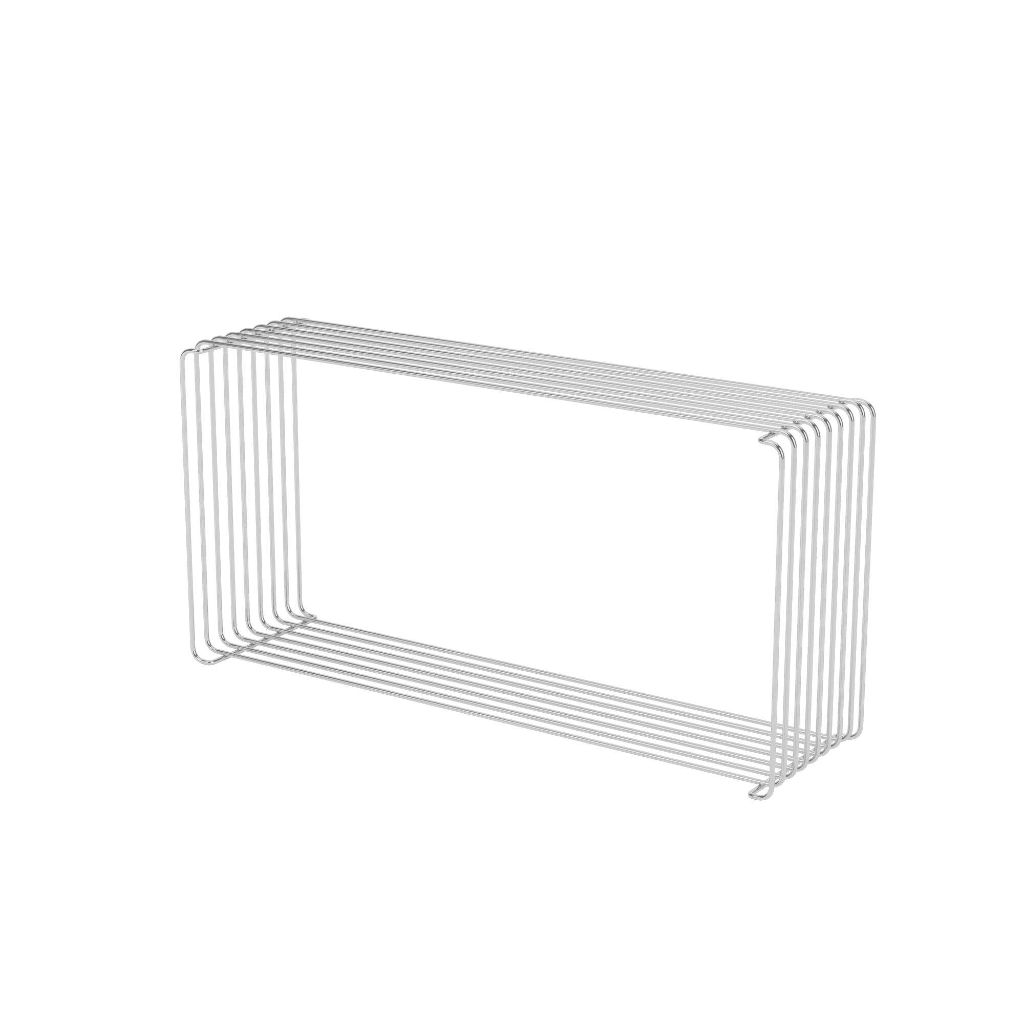Étagère Métallique Extensible Panton 43-Chrome 70 cm x 18,8 cm