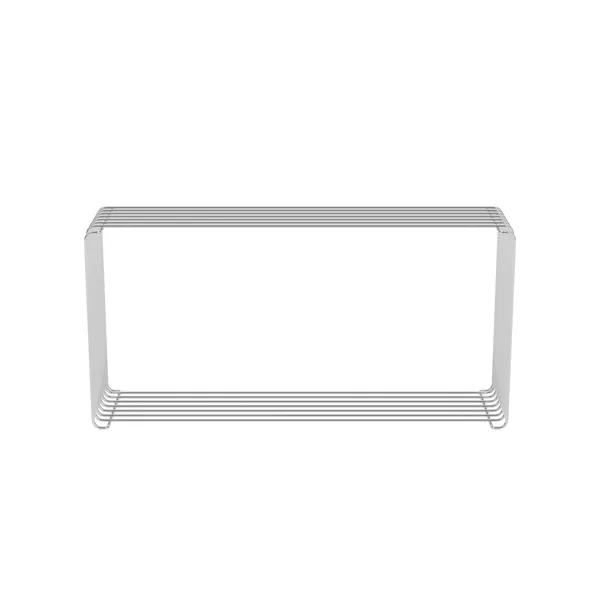 Panton Wire Extended Shelf 43-Chrome 70 cm x 18.8 cm