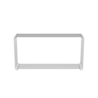 Panton Wire Extended Shelf 43-Chrome 70 cm x 18.8 cm