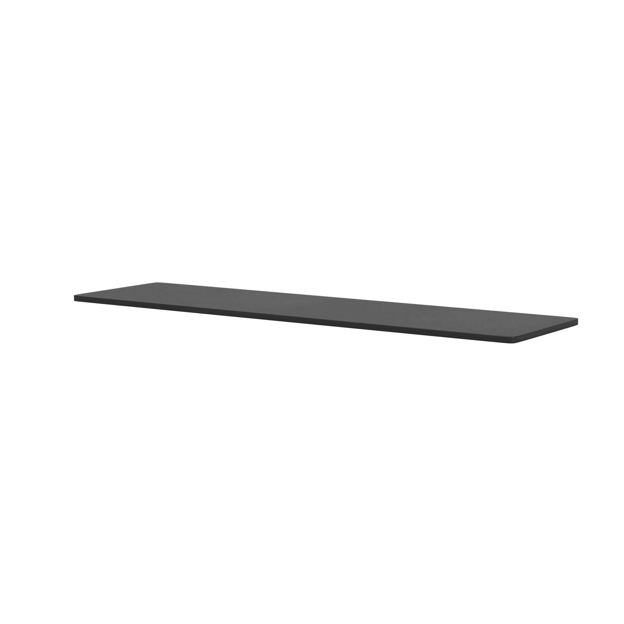 Assiette Supérieure Métallique Panton 05-Noir 70,1 cm x 18,8 cm
