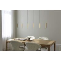 Chimes 3 Cluster Pendant Oak
