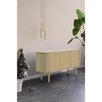 Chimes 3 Cluster Pendant Oak