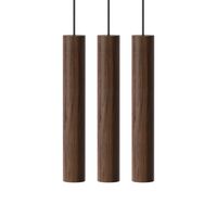 Chimes 3 Cluster Pendant Dark Oak