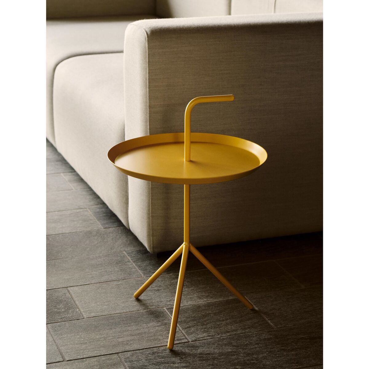 DLM Table D'appoint Ø38 Jaune Soleil
