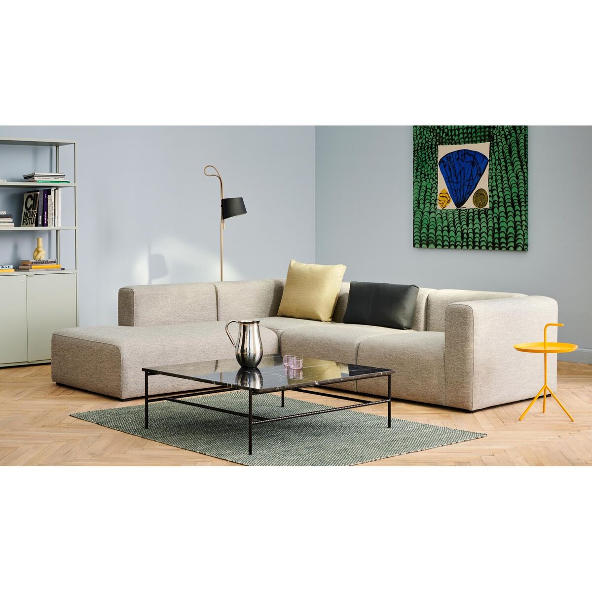 DLM Table D'appoint Ø38 Jaune Soleil