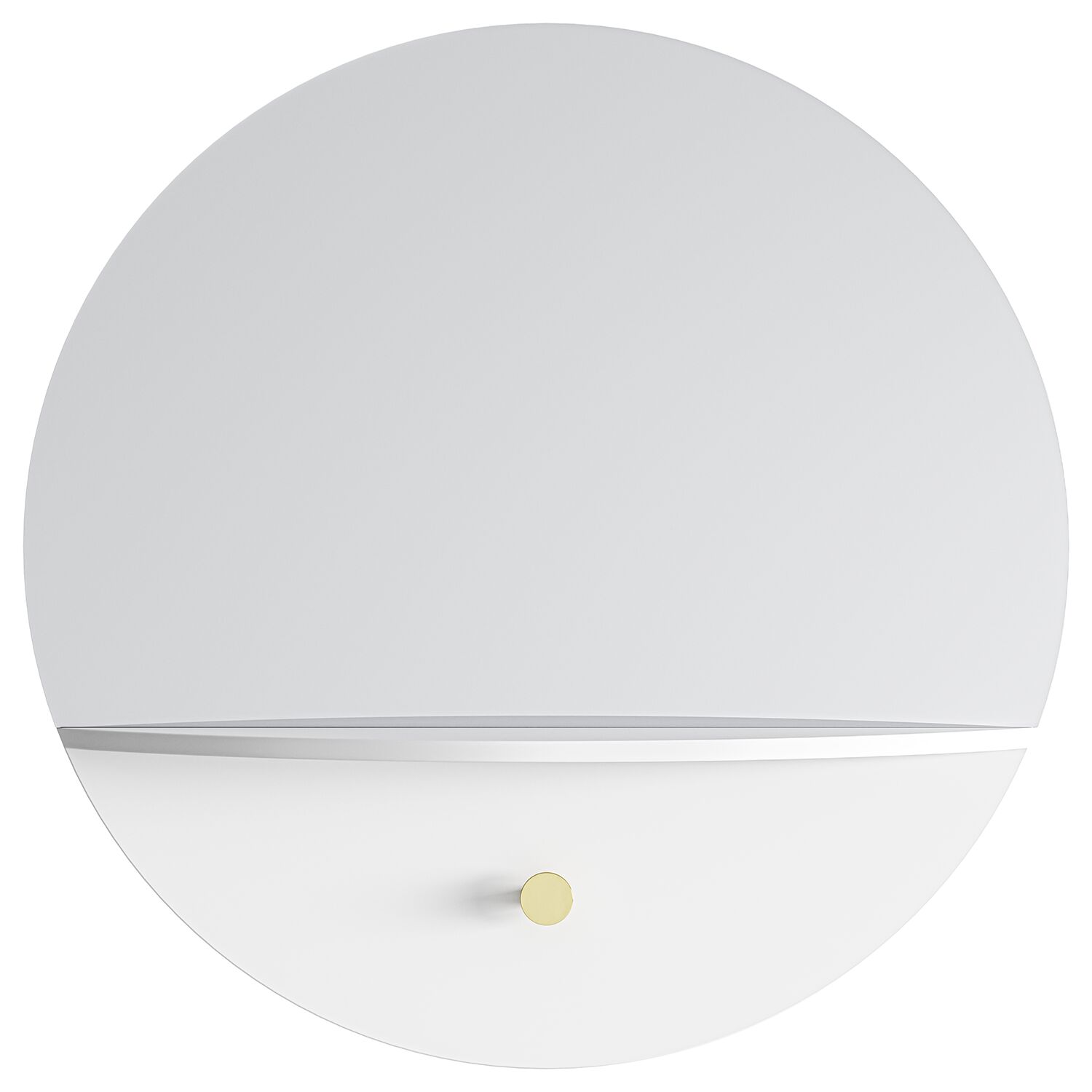 Pie B Miroir Mural 60 Blanc