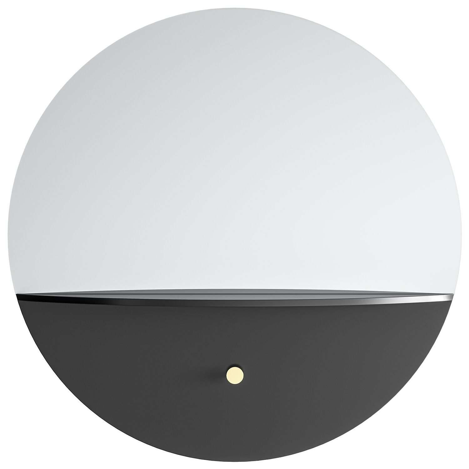 Pie B Miroir Mural 80 Noir