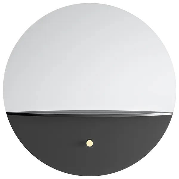 Pie B Wall Mirror 80 Black