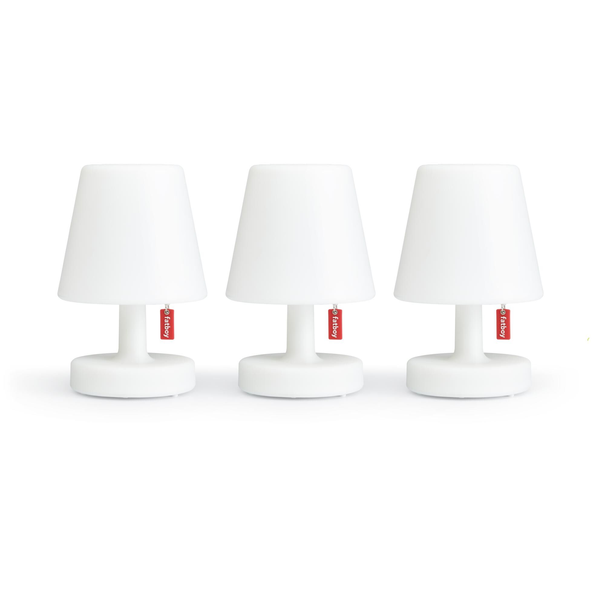 Edison Mini Portabel Bordslampa Set Om 3 Vit