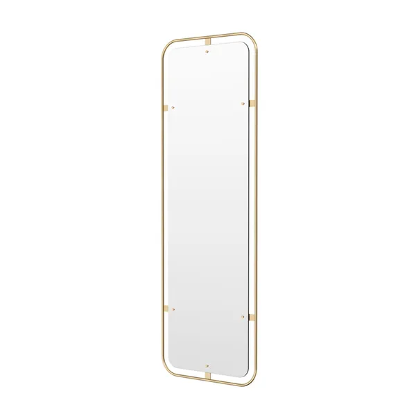 Nimbus Mirror Rectangular Polished Brass
