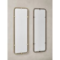Nimbus Mirror Rectangular Burnished Brass