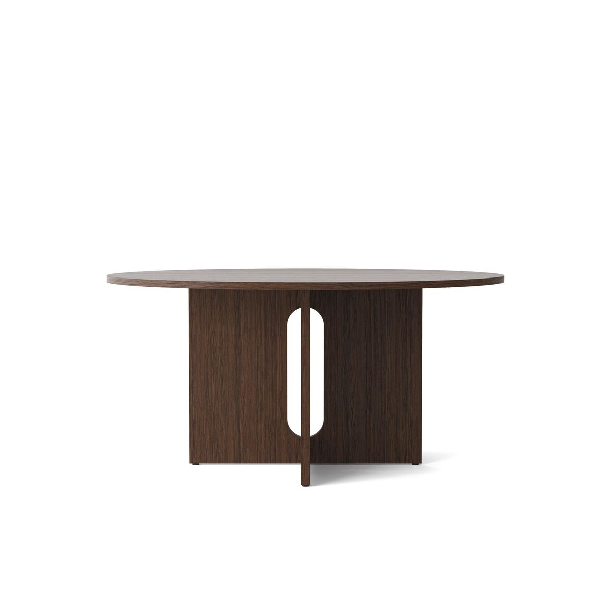 Androgyne Dining Table Ø150 cm Dark Stained Oak