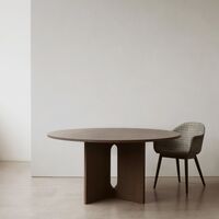 Androgyne Dining Table Ø150 cm Dark Stained Oak