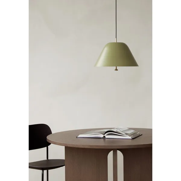 Androgyne Dining Table Ø120 cm Dark Stained Oak
