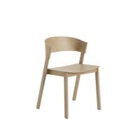 Silla de Comedor Cover con Base de Madera Roble