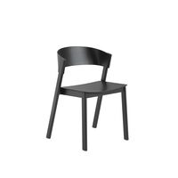 Cover Spisebordsstol med Træ Base Sort