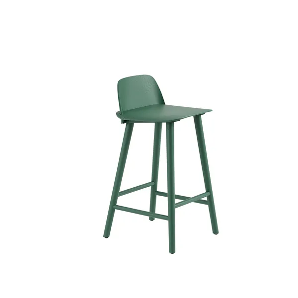 Nerd Bar Stool Green H65