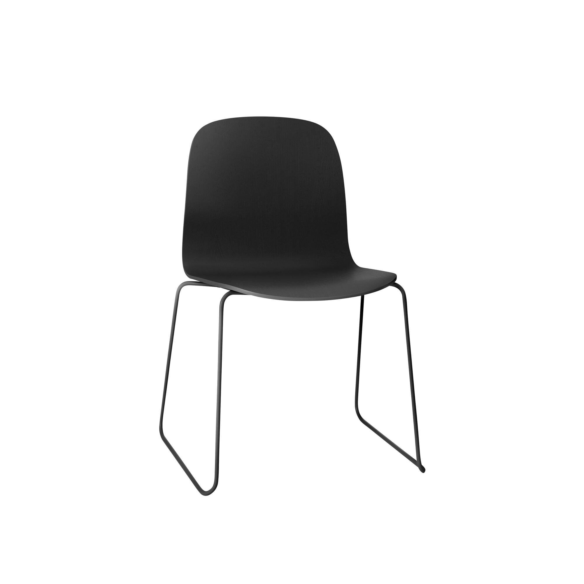 Visu Spisebordsstol med Sled Base Sort