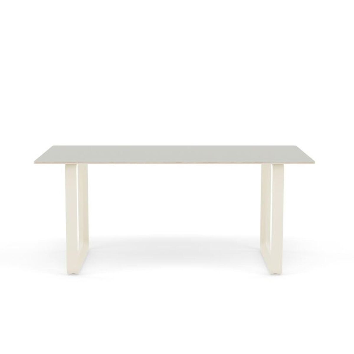 70/70 Spisebord 170x85 Grå Linolium/Sand