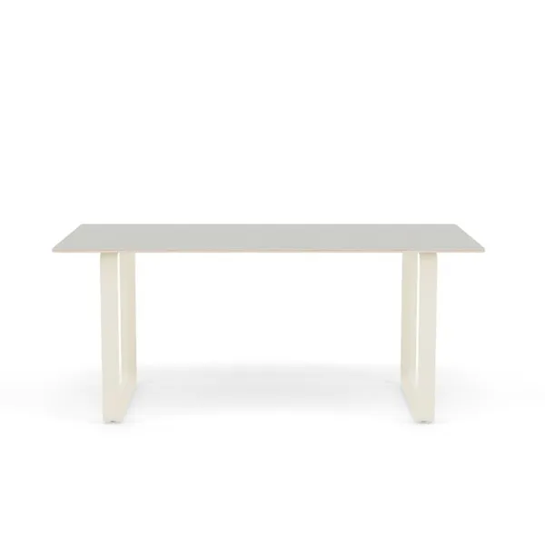 70/70 Dining Table 170x85 Gray Linoleum/ Sand
