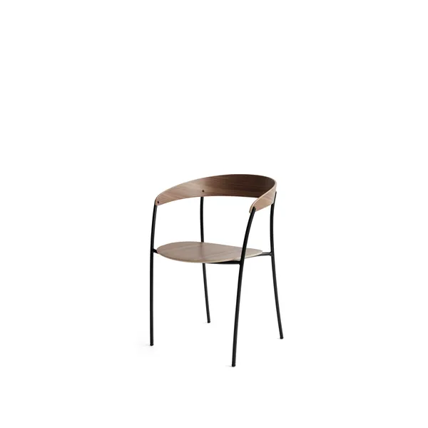 Missing Dining Chair with Armrests Walnut