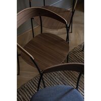Missing Dining Chair with Armrests Walnut
