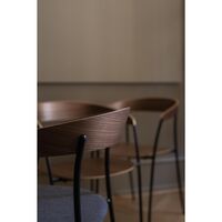 Missing Dining Chair with Armrests Walnut