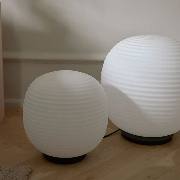 Lantern Globe Vloerlamp Wit Groot