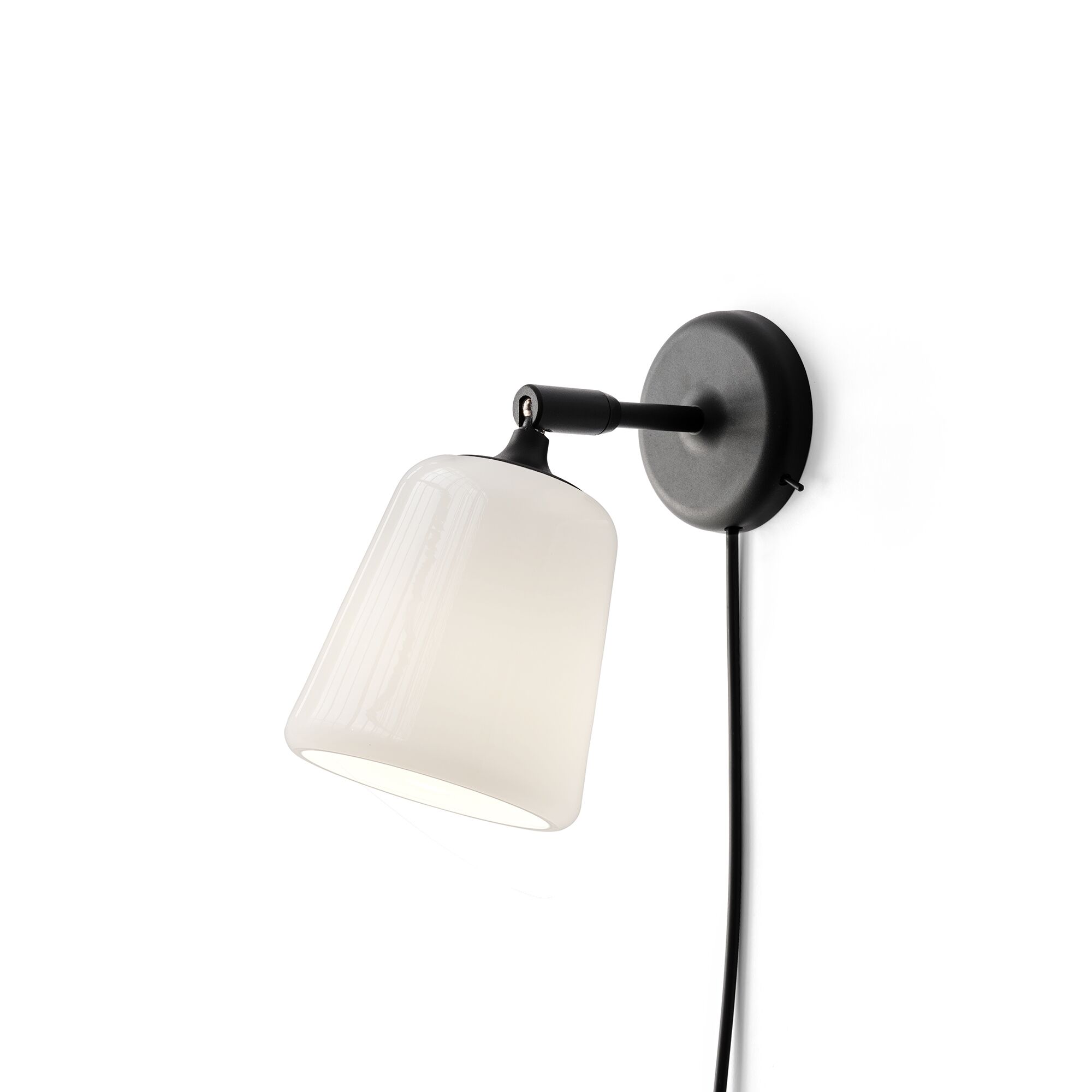 Material Applique Murale Verre Blanc Opale